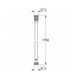 Шланг для душа Grohe VitalioFlex Silver TwistStop 1750 мм 27506001, Хром