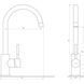 Смеситель для кухни Globus Lux Lazer GLLR-0203S-10-BB, Черный матовый