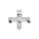 Душевая система Kroner KRP Edelstahl Kubus - ESG063 CV022978, Хром матовый