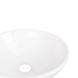 Умывальник Qtap Owl накладной круглый 400х400х155 мм White + донный клапан PU02, Белый