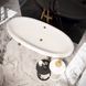 Ванна отдельностоящая глянцевая Amidicon Olimpia 180x90 черная из литого камня бронзовые ножки OLIMPIA_180_nizhk-br_BLACK_HL, Черно-белый
