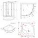 Душевой бокс Lidz Tani SB90x90.SAT.HIGH.FR Frost, Хром матовый, матовый, хром матовый