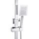 Душевая система Kroner KRP Edelstahl Kubus - ESG063 CV022978, Хром матовый