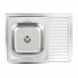 Кухонная мойка из нержавеющей стали Valeso 8060 L декор (0,7/160 мм), Decor