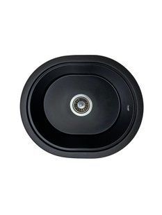 Кухонная мойка Adamant Circum 500x425x180 чёрный 622223, Черный/золото