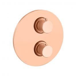 Термостат для душу на 2 споживача Paffoni Light brushed copper LIQ018RMSP, Бронза