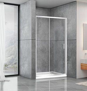 Душові двері Dusel FA512 120x190, прозорий, хром