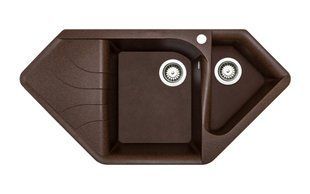 Кухонная мойка Adamant Spirit 1000x500x225 mokko 363223, Цемент матовый