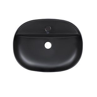 Умывальник Qtap Scorpio 500х385х120 Black matt QT146533MB, Черный матовый