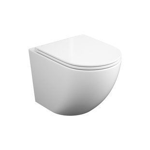 Унитаз подвісний Koller Pool Round з сидінням Soft-close змив Торнадо RN-0520-RQ, Білий