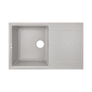 Кухонна мийка Lidz 790x495/230 GRA-09 (LIDZGRA09790495230), Каппучино