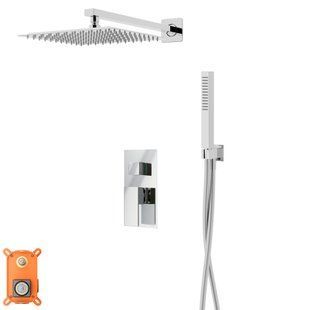 Душевая система Corsan Ango 25 хром + BOX скрытого монтажа ZA25MCH, Хром