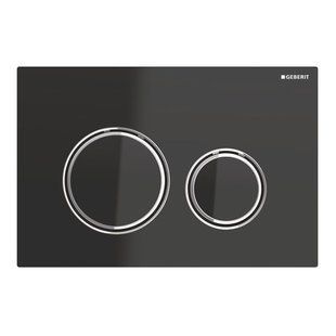 Клавиша смыва Geberit Sigma21 черная 115.884.SJ.1, Черный/золото