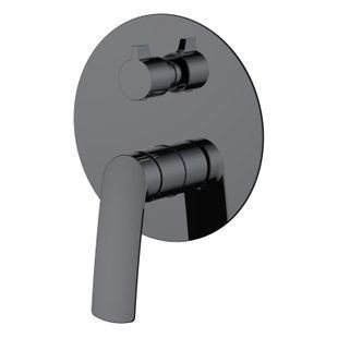 Змішувач прихованого монтажу із перемикачем Volle Cante 30 мм pistola gris 1512.031405, Графит