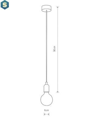 Підвісний світильник Nowodvorski 6404 Silicone E27 1x60W IP20 Bl