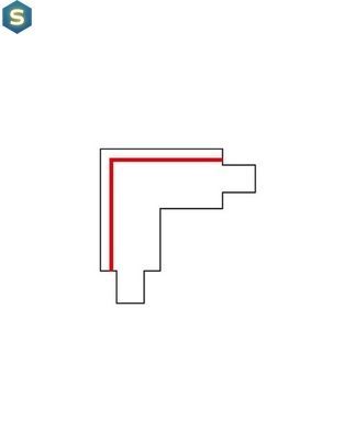 Соединитель Nowodvorski 8683 Ctls Recessed Power L Connector, Left IP20 Bl