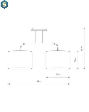 Люстра Nowodvorski 4962 Alice E27 2x60W IP20 Bl