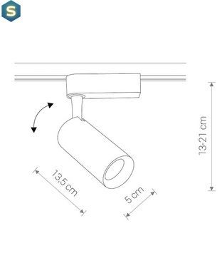 Трековий світильник Nowodvorski 9007 Iris LED 1x20W 4000K 1320Lm IP20 Bl