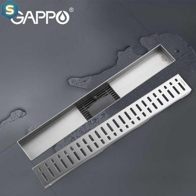 Душовий канал Gappo G88007-3, 70х800 мм, нержавіюча сталь