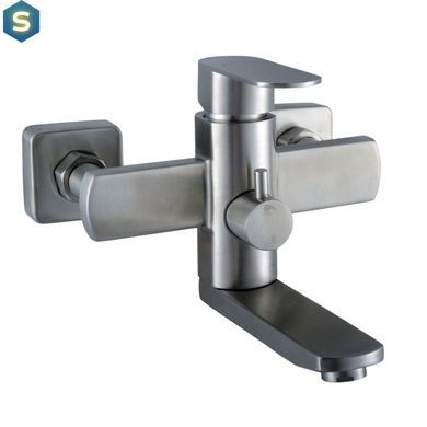 Смеситель для ванны Globus Lux Sorento SQ-102NHR, Нержавеющая сталь