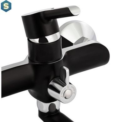 Змішувач для ванни Qtap Grand BCR 005, Черный матовый