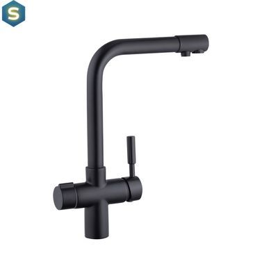 Змішувач для кухні Kroner KRP K&uuml;che - SCH0381 CV024308, Черный матовый