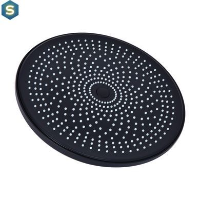 Душова система універсальна Qtap Slavonice на три споживача (з виливом) QTSLA111BLM45911 Black matt, Черный матовый