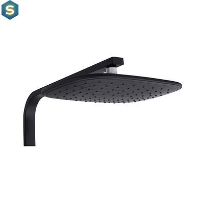 Душевая система Kroner KRP Edelstahl Kubus - SCH063 CV022979, Черный матовый