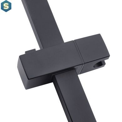 Душевая система Kroner KRP Edelstahl Kubus - SCH063 CV022979, Черный матовый