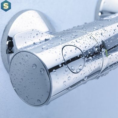 Комплект змішувачів для ванної кімнати з термостатом Grohe QuickFix UA202304TS, Хром