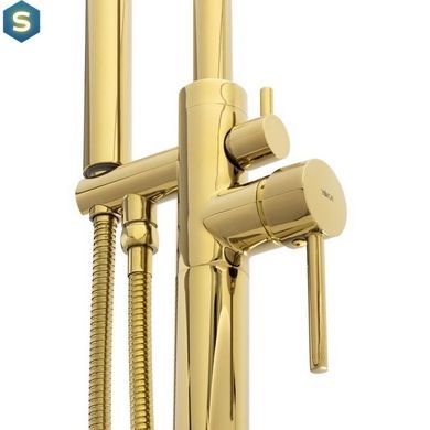 Смеситель для ванны Yoka Monte gold напольный BP.MONTE-GLD, Золотой