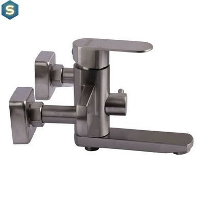Смеситель для ванны Globus Lux Sorento SQ-102NHR, Нержавеющая сталь