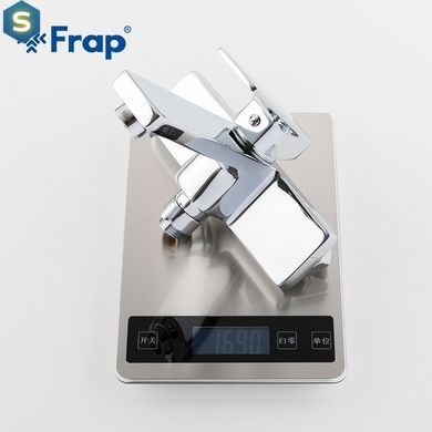 Смеситель для ванны однорычажный короткий литой латунь &Oslash;35 Frap 1/10 F3246 (H46), Хром
