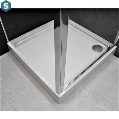 Душова кабіна Dusel A-516 90x90x190 прозоре, Хром, прозорий, хром, 90x90