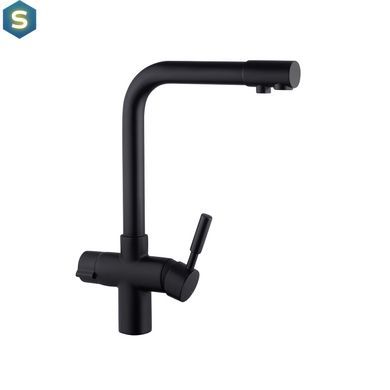 Змішувач для кухні Kroner KRP K&uuml;che - SCH0381 CV024308, Черный матовый