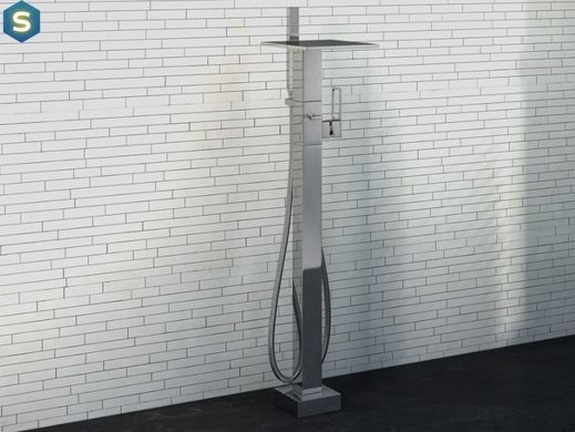 Змішувач для ванни підлоговий Kohlman Nexen chrome QF1165U, Хром