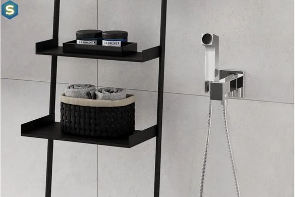 Набор гигиенического душа (запорный вентиль) Hansgrohe E EcoSmart+ на смешанную воду MattBlack 29233670