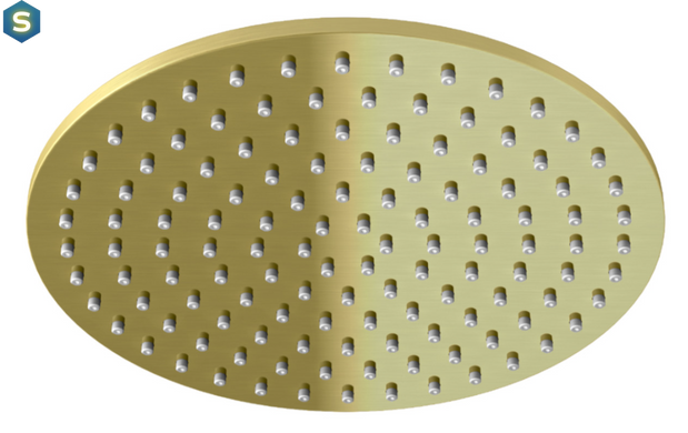 Душова система прихованного монтажу Kohlman Experience Brushed Gold + Box прихованого монтажу QW210EGDBR30, Золотий
