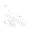 Світильник Nowodvorski 10665 Cezanne LED 1x8W 3000K 600Lm IP44 Chrome