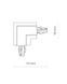 Соединитель Nowodvorski 8683 Ctls Recessed Power L Connector, Left IP20 Bl