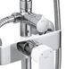 Душевая система Rea Bloom хром white с изливом REA-P9527, Хром