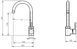 Смеситель для кухни Koller Pool Orion OR0500, Хром