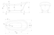 Ванна акриловая отдельностоящая Knief VictoriaN 175x83 0100-061-02