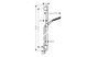 Душовий гарнітур Hansgrohe Raindance Alive Select S EcoSmart зі стійкою Unica S Puro 90 brushed black chrome 24603340, Шліфований чорний хром