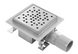 Трап для душа Rea Dots 12x12 nickiel brushed REA-G6202