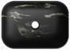 Умивальник Mexen Rita black marble matt накладний MEX-21084588, Черный матовый