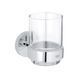 Склянка з тримачем для ванної кімнати Grohe QuickFix Start 41194000, Хром
