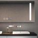 Дзеркало Dusel DE-M1041 65x80 з годинником, Білий