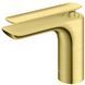 Змішувач для умивальника Kohlman Experience brushed gold низький QB100EGDB, Золотий