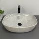 Умывальник VBI Olbia grey stone glossy накладной VBI-014302, Мрамор